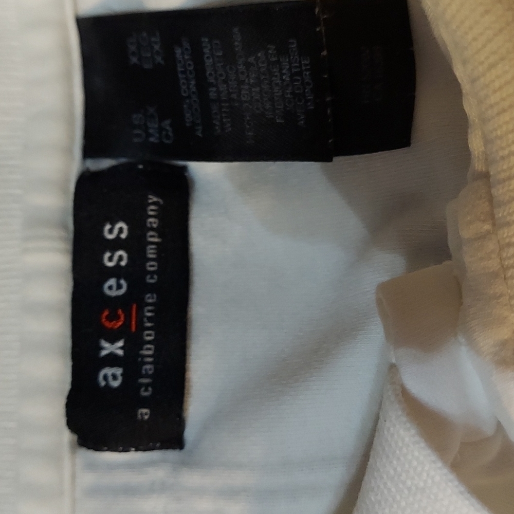 AXCESS Men's White Polo Shirt Size XXL - Picture 3 of 5